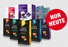 20.- Rabatt ab MBW 80.- bei Café Royal nur heute