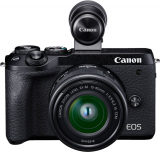 Canon EOS M6 Mark II + 15-45mm + EVF-DC2 Systemkamera-Kit bei melectronics
