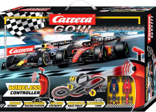 Zwei Carrera-Bahnen zu Bestpreisen: Carrera GO!!! (Beispielpreis) und Carrera HYBRID