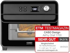 CASO AirFry Chef 1700 - Design Heissluftfritteuse bei Amazon zum neuen Bestpreis!