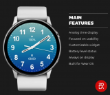 (Google Play Store) Casual Ocean Blue Watch Face für für Wear OS-Smartwatches