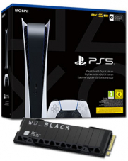 PS5 Digitale + SSD 1to (WD_Black)