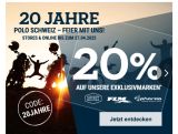 Polo Schweiz 20% Gutschein auf Polo Exklusivmarken