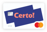 Certo! One Mastercard Kreditkarte – 0.33% bis 1% Cashback und 50.- Startguthaben