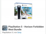 Playstation 5 bundle mit horizon forbidden west bei WOG (erscheint am 17.06.)
