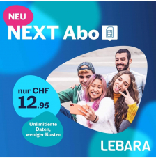 Lebara Mobile – Ohne Limit streamen, zocken, swipenIn der CH für nur 12.95/Monat FÜR IMMER online bleiben.