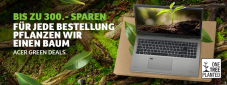 Acer Store: Green Deals mit Rabatten von bis zu 500 Franken + 5% UVP-Zusatzrabatt ontop