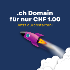 .ch Domain für CHF 1.00 im ersten Jahr | HostBott