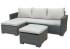 Home and More Loungeset Denver Rattan (gemischt, 201 x 72 x 68 cm) inkl. Lieferung bei Jumbo