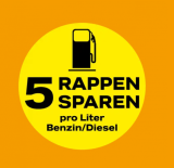 Coop Pronto Gutschein für 5 Rappen pro Liter Rabatt (Benzin & Diesel), gültig bis am 31.5.