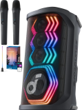 Soundcore Rave 3S Partybox mit KI-Karaoke (200 W, 12 h Spielzeit, 2 Mikrofone) + Eufy Zimmer-Stehlampe E10 geschenkt bei Amazon