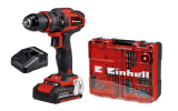 Einhell Akku-Schlagbohrschrauber TE-CD 18/40 inkl. Akku, Ladegerät und 64-teiligem Zubehör-Set bei Jumbo