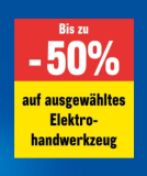 Bis zu 50% Rabatt bei Jumbo auf ausgewähltes Elektro-Handwerkzeug