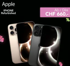 Diverse refurbished Apple iPhone 16 Pro/Pro Max mit unterschiedlichem Speicher bei DeinDeal