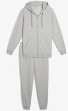 Puma HOODED Trainingsanzug in Grau in den Grössen von S–XXL bei Lounge by Zalando