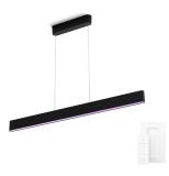 Philips Hue White & Color Ambiance Ensis Pendelleuchte und Dimmschalter in Weiss und Schwarz bei DayDeal