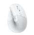 Logitech Lift for Mac vertikale Maus, Bluetooth, Off-White