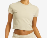 FILA Osaka Cropped Damen T-Shirt beige / 95% Baumwolle / Grössen: XS, S, M, L