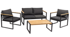 4-teiliges Garten-Set HAMILTON inkl. Lieferung & Montage bei Conforama