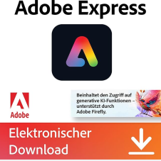Adobe Express Premium 1 Jahr mit 100 GB Speicher bei Amazon