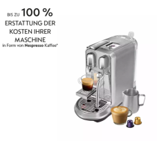 Kaffeemaschine Sage Creatista Plus + CHF 400.- in Nespresso Kapseln bei nettoshop