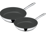 WMF Bratpfannen-Set Devil, 2-teilig (Ø 24 und 28 cm) bei Amazon