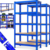 Monzana Schwerlastregal 2er-Set in der Farbe Blau (180x90x40 cm, 875 kg) bei DeubaXXL