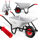 Gardebruk Schubkarre verzinkt (250 kg Tragkraft, 100 L, Luftreifen Ø 40 cm) bei DeubaXXL