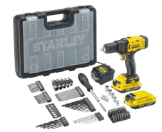 Stanley Akku-Bohrschrauber Set 18 V inkl. 2 Akkus + 100-tlg. Zubehör bei Jumbo zum Toppreis