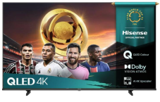Riesiger QLED-Fernseher HISENSE 85E77Q mit 4K UHD und Smart AI TV bei Interdiscount zum neuen Bestpreis
