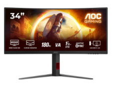 Höhenverstellbarer AOC Monitor CU34G4 (34″, UWQHD, VA-Panel, 300 Nits, 180 Hz) zum neuen Bestpreis bei Interdiscount