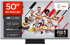 TCL QD-Mini-LED-Fernseher 50C7K mit 4K@144Hz und Smart Google TV bei Amazon zum Toppreis