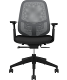 Haworth Aloha Pro Bürostuhl in der Farbe Schwarz bei Office World in Aktion inkl. Lieferung