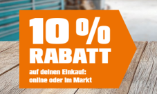 OBI Baumarkt - 10% Rabattgutschein ab CHF 100.- Bestellwert bis 09.11.25 (lokal als .pdf in Dealbeschreibung)
