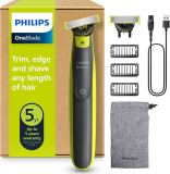 PHILIPS OneBlade 360 Face elektrischer Rasierer & Trimmer mit 2x 360 Klingen, 3x Trimmaufsätze bei Amazon.fr