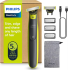 PHILIPS OneBlade 360 Face elektrischer Rasierer & Trimmer mit 2x 360 Klingen, 3x Trimmaufsätze bei Amazon.fr