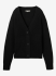 Tom Tailor Denim Strickjacke mit V-Ausschnitt in der Farbe Schwarz bei Lounge by Zalando