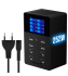SABRENT USB Ladestation 252W 8-Port PD 3.0 mit LCD Display (GaN Charger Ladegerät)