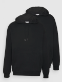 YOURTURN UNISEX 2er-Pack Hoodies in der Farbe Schwarz oder Khaki/Blau bei Lounge by Zalando
