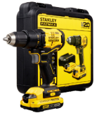 Stanley Akku-Bohrschrauber FMCD710D2 (2× Akku, 1× Schnellladegerät, 1× Koffer) bei Jumbo