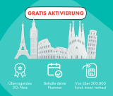 Yallo Europe Abo (Alles unlimitiert in CH, Roaming EU/USA/Kanada/Türkei, 60 Min. Telefonie + Gratis Aktivierung)