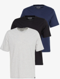 Jack & Jones JACUNDERWEAR 3 PACK T-Shirt Basic in verschiedenen Farben und Grössen bei Lounge by Zalando