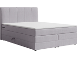 Boxspringbett HELENE 180x200cm mit integrierter Box und Lieferung bei Conforama