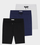 Günstige Jogginghosen-Shorts im 3er-Pack bei Lounge by Zalando in den Grössen von XXS bis 3XL