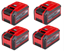 4× Einhell Akku Power X-Change 18V 4–6 Ah Multi-Ah PXC Plus bei Jumbo in Aktion