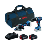 Bosch Professional Akku-Schlagbohrschrauber-/Winkelschleifer-Set GSB 18V-65 + GWS 18V-8 + 5 J. Garantie bei Jumbo