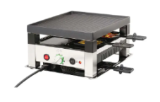 Solis Raclette & Pizza Grill for 4 Raclette-Grill Edelstahl bei Nettoshop zum Toppreis!
