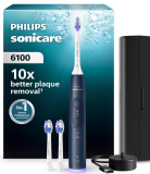 Philips Sonicare 6100 elektrische Zahnbürste inkl. 3× S2 Sensitive Bürstenköpfe, Reiseetui bei Amazon