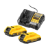 DeWalt Akku-Starter-Kit (18 V, 2× 2 Ah Akkus, Schnellladegerät) + 5 Jahre Garantie bei Jumbo zum neuen Bestpreis