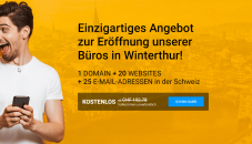 Infomaniak Webhosting - 1 Jahr gratis inkl. Domain